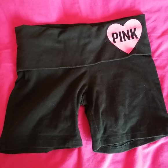 ** SOLD ** PINK by Victoria's Secret biker shorts - Picture 2 of 2